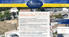 Desktop Screenshot of camping-leboisjoli.com